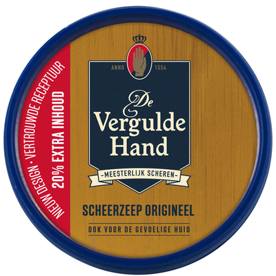 Vergulde Hand Scheerzeeptablet