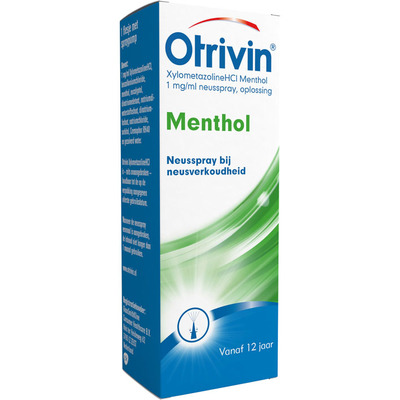Otrivin XylometazolineHCI 1 mg/ml Menthol