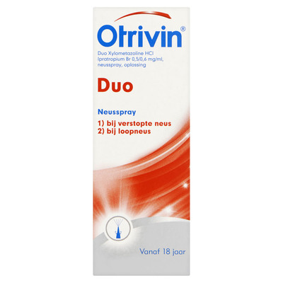 Otrivin Duo Neusspray bij verstopte en loopneus