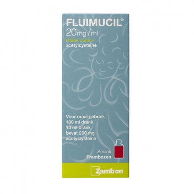 Fluimucil Drank junior 20 mg/ml hoestdrank