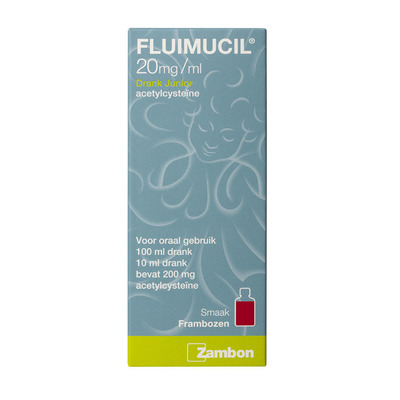 Fluimucil Drank junior 20 mg/ml hoestdrank
