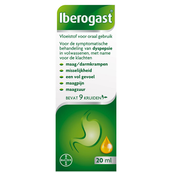 Iberogast Druppels bij maag-darmklachten