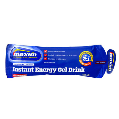 Maxim Instant energy gel drink cola