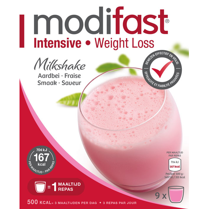 Modifast Milkshake aardbei