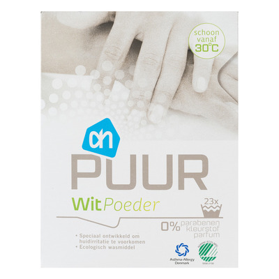 Huismerk Puur waspoeder wit
