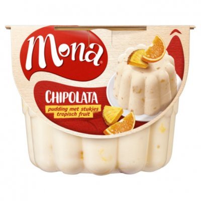 Mona Chipolatapudding met tropisch fruit