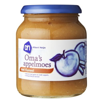 Huismerk Oma's appelmoes met kaneel