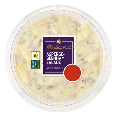 AH Asperge-beenham salade met lente-ui