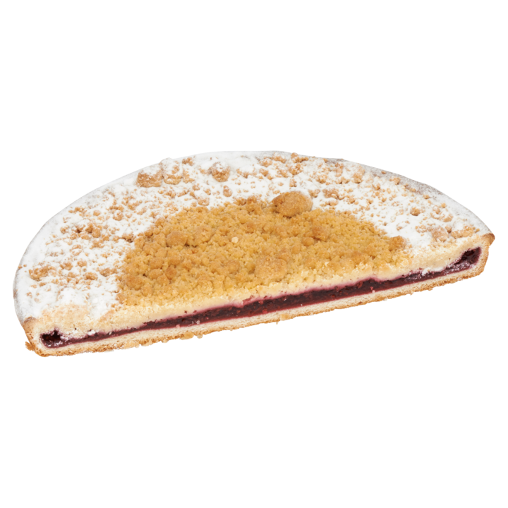 Huismerk Frambozen Kruimelvlaai Half