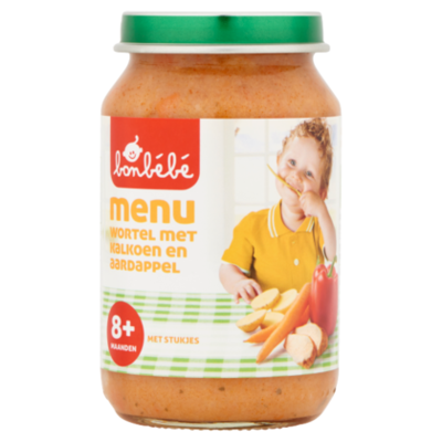 Huismerk 8+ Wortel kalkoen aardappel