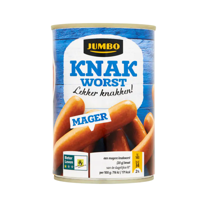 Huismerk Knakworst Mager
