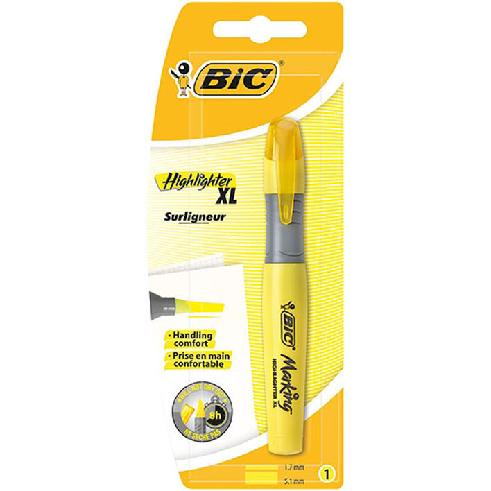 Bic Highlight markeerstift XL geel