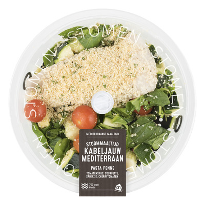 Huismerk Stoommaaltijd kabeljauw Mediterraan