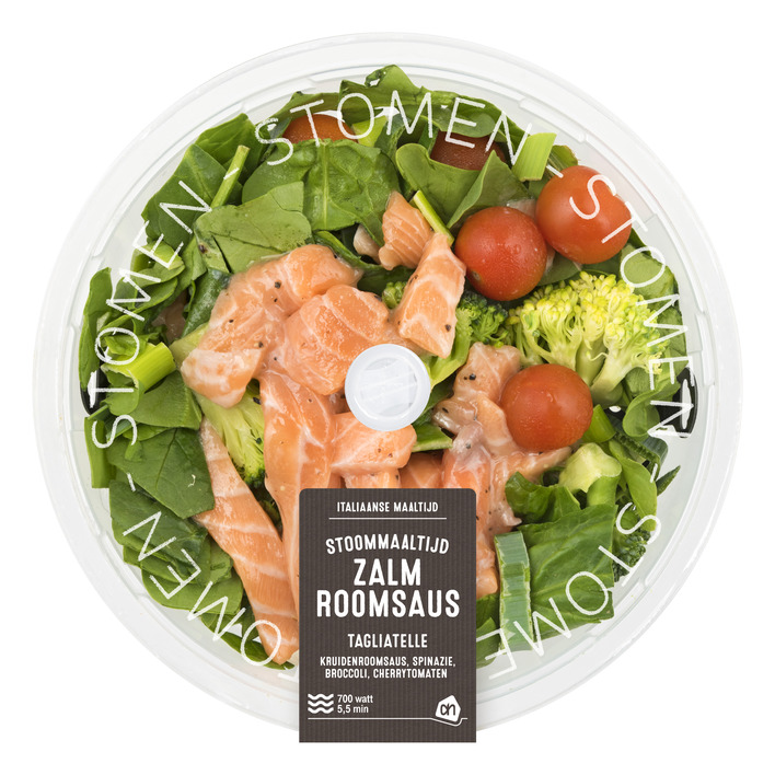 Huismerk Stoommaaltijd zalm-roomsaus