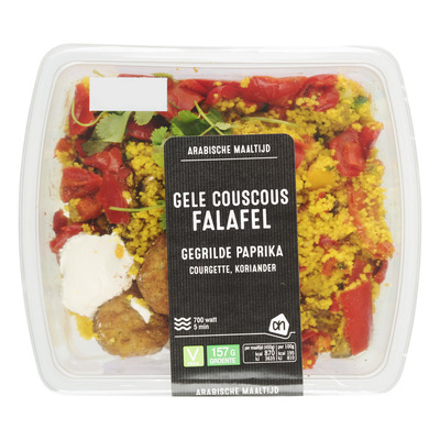 Huismerk Falafel met gele couscous