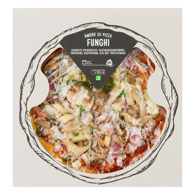 Huismerk Pizza funghi