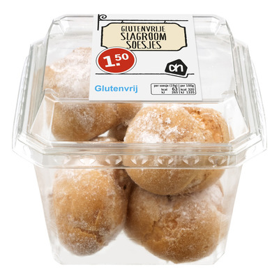 Huismerk Slagroomsoesjes glutenvrij