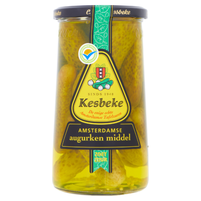 Kesbeke Amsterdamse Augurken Middel Zoetzuur 675 g