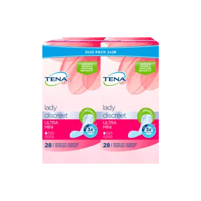 TENA Lady Discreet Ultra Mini Inlegkruisjes Duo Pack