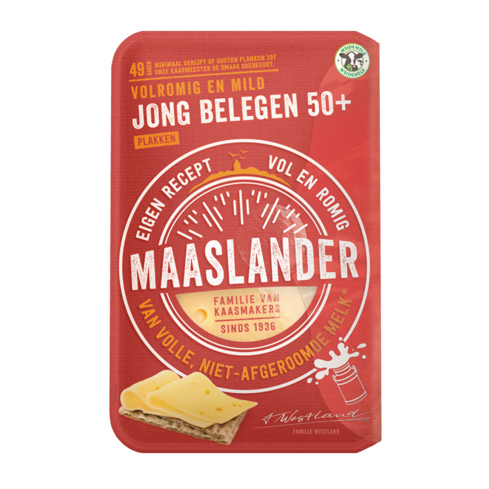 Maaslander Jong belegen 50+ plak