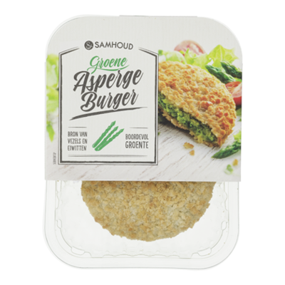 &Samhoud Groene aspergeburger
