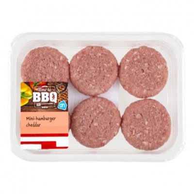 Huismerk Mini burger cheddar