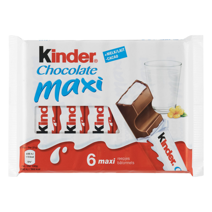 Kinder Chocolate maxi reepjes