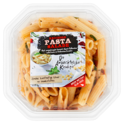 Ambachtelijke Keuken Pasta zongedroogde tomaat salade