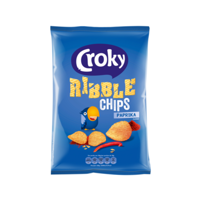 Croky Ribble Chips Paprika