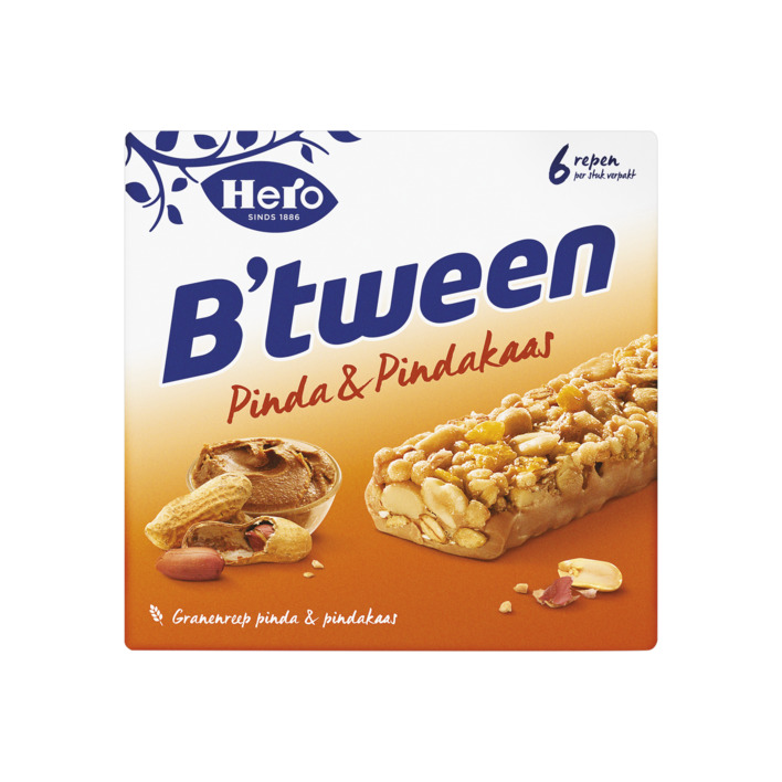 Hero B'tween pinda en pindakaas