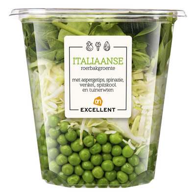 Huismerk Italiaanse roerbakgroente aspergetips