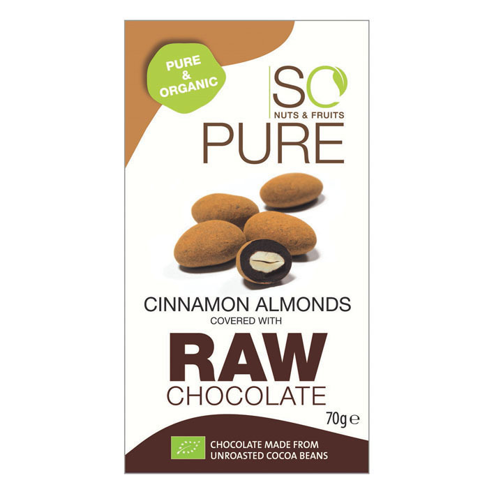 So Pure Raw chocolate cinnamon almonds