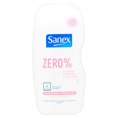 Sanex Zero% gevoelige huid douchegel