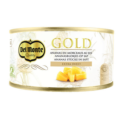 Del Monte Gold ananasblokjes op sap