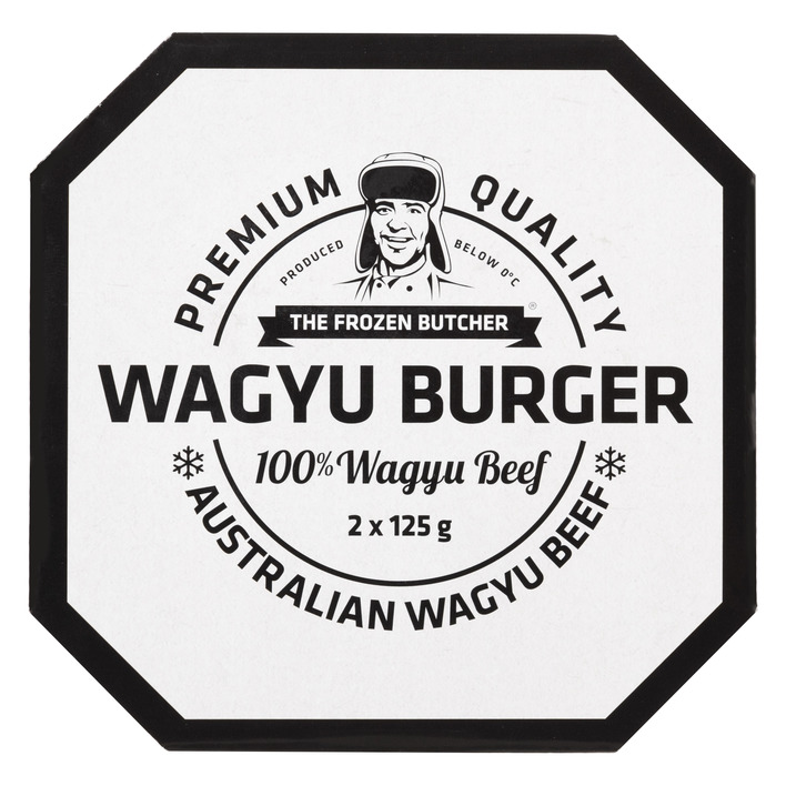The Frozen Butcher Wagyu burger 100% wagyu beef