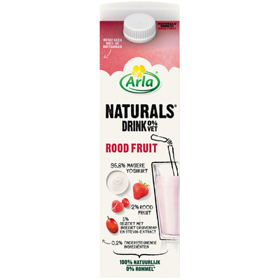 Arla Naturals drink roodfruit 0%