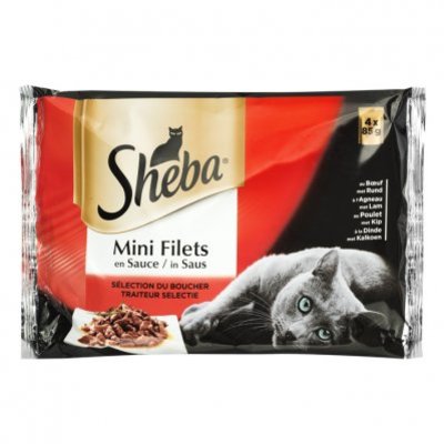 Sheba Kattenvoer nat filets in saus