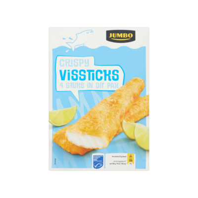 Huismerk Crispy Vissticks 4 Stuks