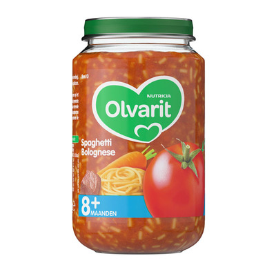 Olvarit Italiaanse spaghetti bolognese 8 mnd
