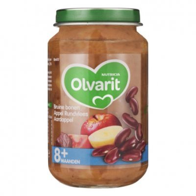 Olvarit Bonen appel rundvlees aardappel 8+ mnd