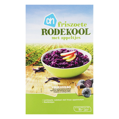 Huismerk Friszoete rode kool met appeltjes