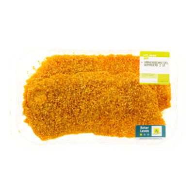 Huismerk Gepaneerde schnitzel 2 stuks
