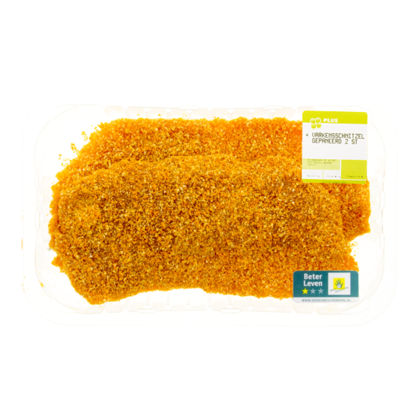 Huismerk Gepaneerde schnitzel 2 stuks