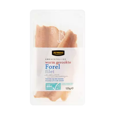 Huismerk Ambachtelijke Warm Gerookte Forel Filet