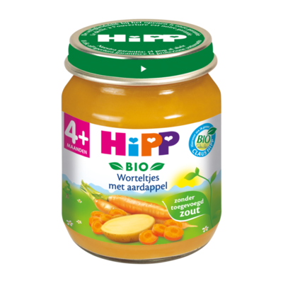 HiPP Biologisch Worteltjes met Aardappel 4+ Maanden