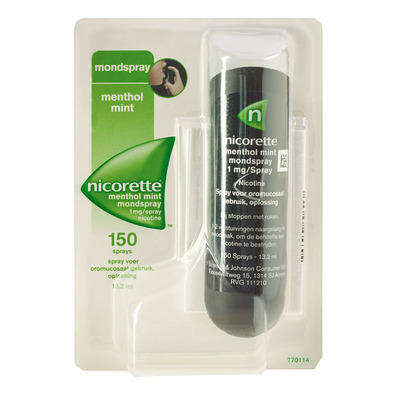 Nicorette Mondspray fresh mint 1 mg