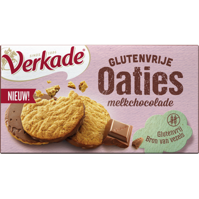 Verkade Glutenvrije oaties melkchocolade
