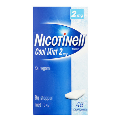 Nicotinell Mint kauwgom 2mg stoppen met roken