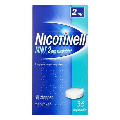 Nicotinell Mint zuigtablet 2mg stoppen met roken