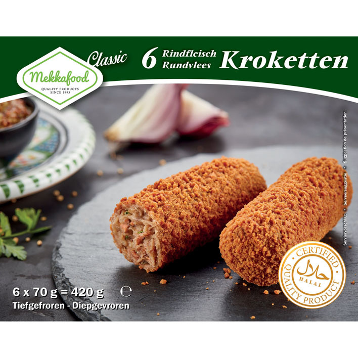 Mekkafood Rundvlees kroketten diepgevroren